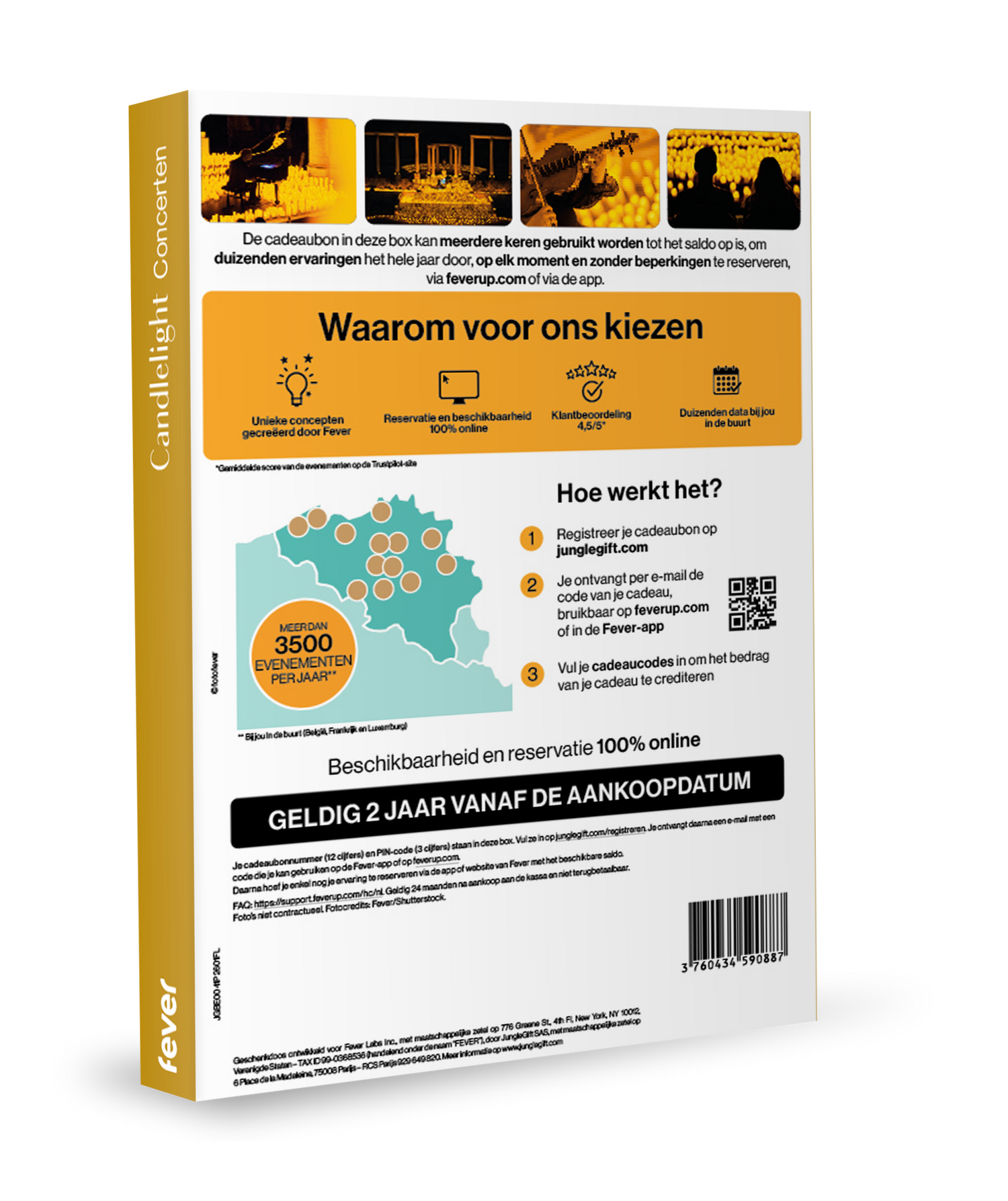 Cadeaubox Fever : Candlelight concerten €100