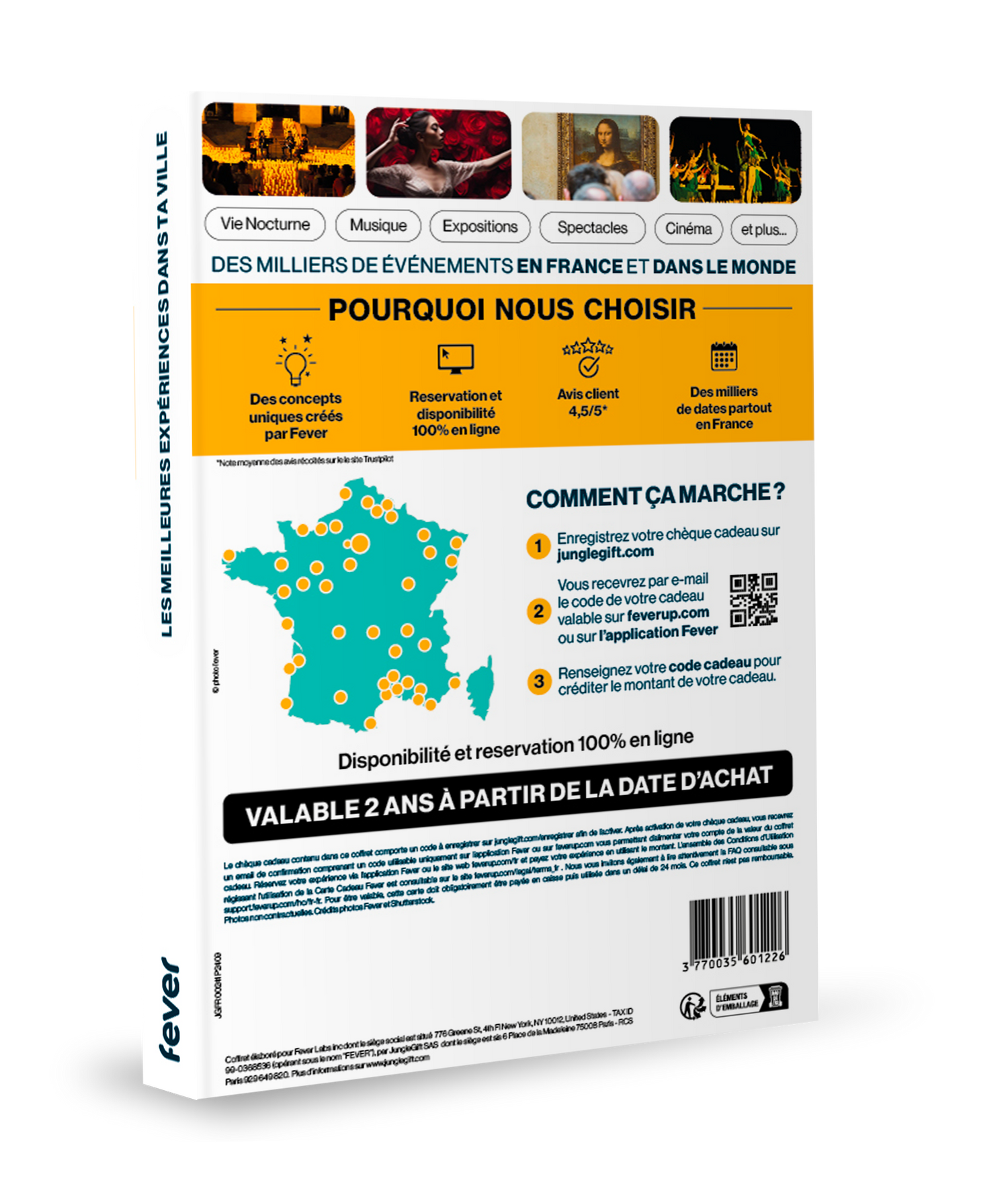 Coffret cadeau FEVER : Une expérience dans ta ville