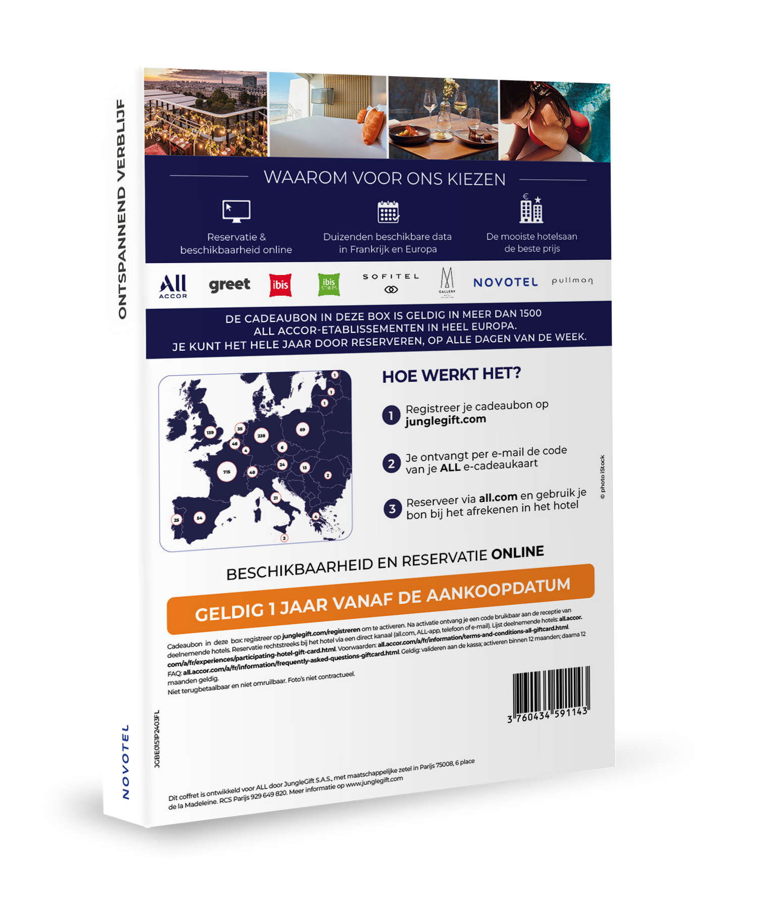 Cadeaubox NOVOTEL : Ontspannend verblijf