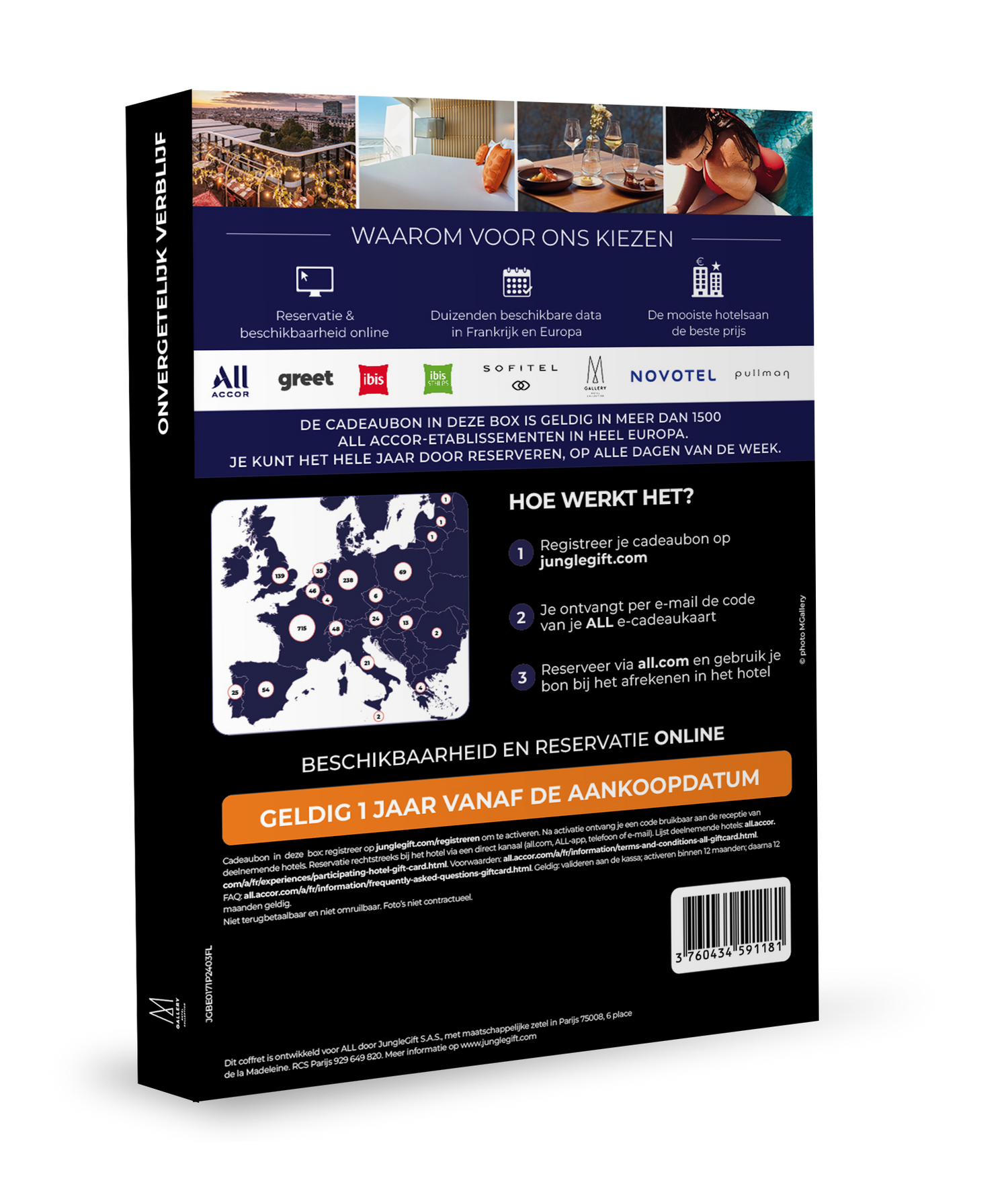 Cadeaubox MGALLERY :  Onvergetelijk verblijf
