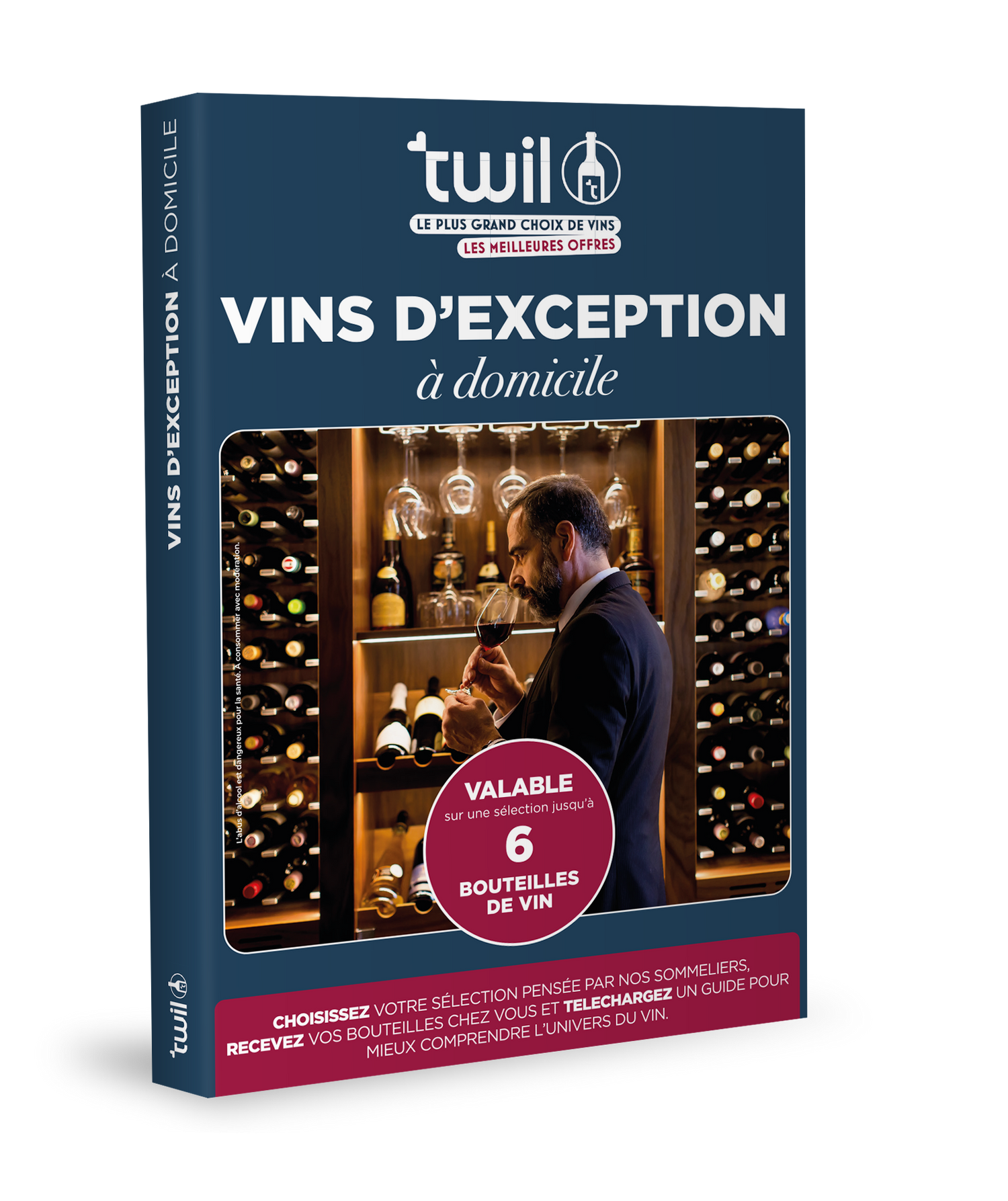 Coffret cadeau TWIL : Vins d'exception à domicile