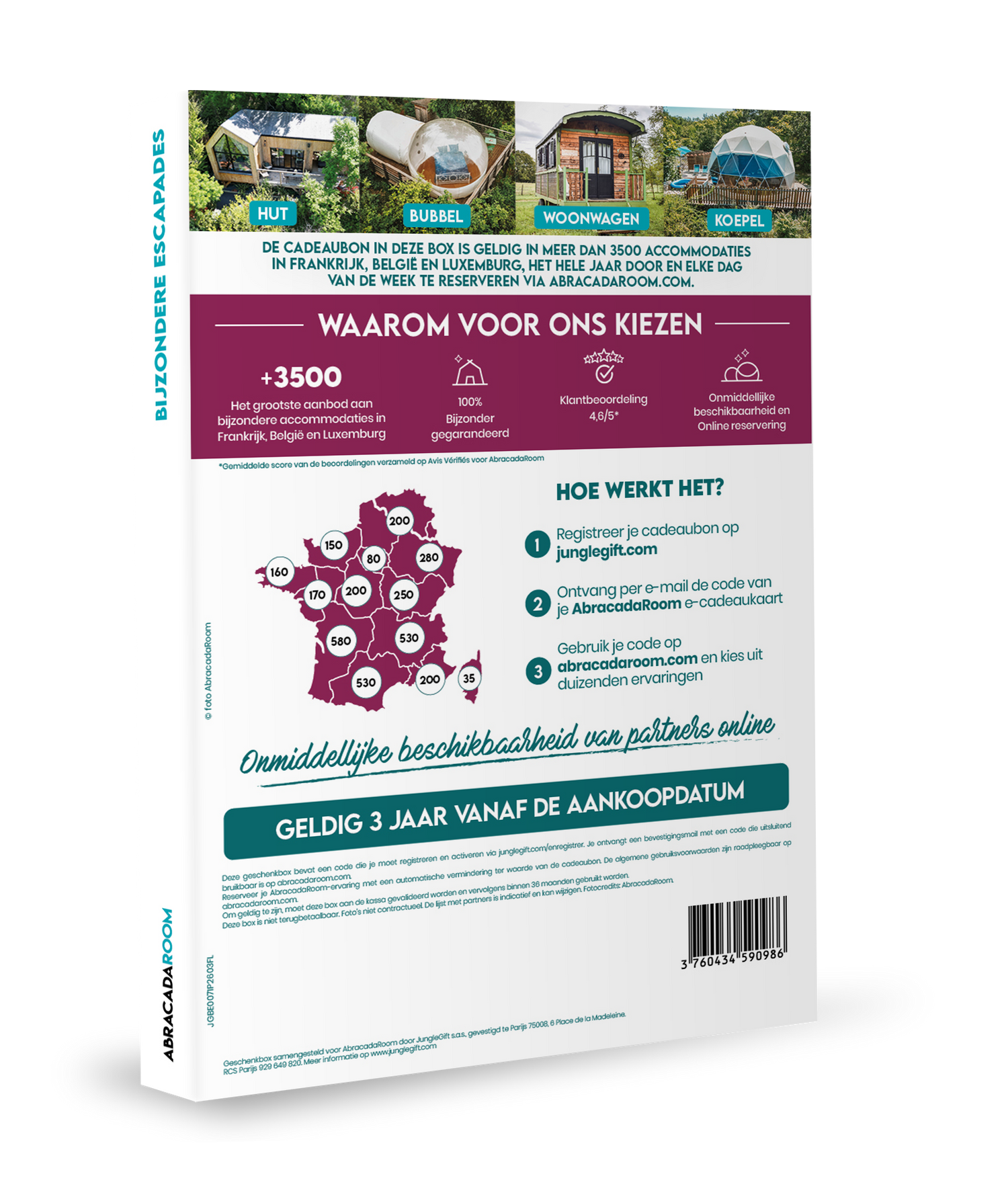 Cadeaubox Abracadaroom : Bijzondere escapades